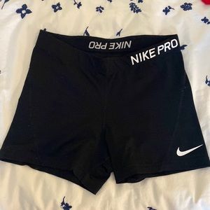 NIKE Pro 3 inch inseam spandex shorts